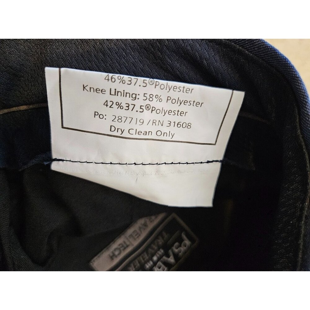 Jos. A. Bank Men Wool Blend Slim Fit Traveler Tech Pants 40R (38R) Hemmed 30.5"L - Picture 7 of 8
